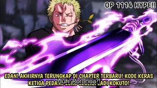 TERUNGKAP DI ONE PIECE CHAPTER TERBARU! KODE KERAS KETIGA PEDANG ZORO SEGERA JADI PEDANG KOKUTO!