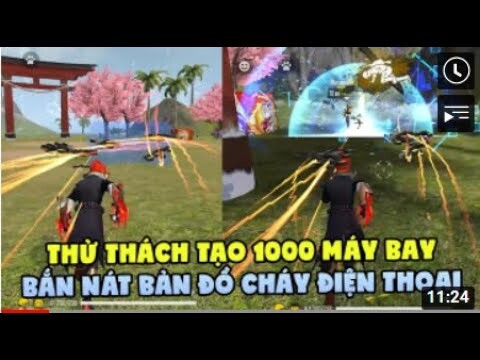 Free Fire || Cách thả 1 tỷ cái máy bay phản lực tấn công kẻ địch bằng nhân vật mới || Trùm Bug Game