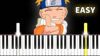 Naruto Ending 1 - Wind - Piano tutorial