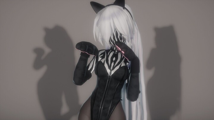 [MMD]Đêm tối Zentai Catwoman Giọng yếu