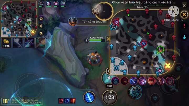 Liên Minh Tốc Chiến_1 gọt máu có thể cân 3 được không ??