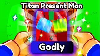 i Got #1 GODLY PRESENT MAN in Toilet Tower Defense