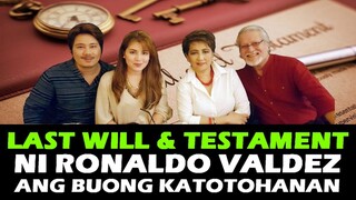 RONALDO VALDEZ LAST WILL AND TESTAMENT kay Melissa Gibbs at Janno Gibbs VIDEO FOOTAGE CAUSE OF DEATH