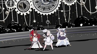 [Azur Lane mmd] Three cute little ones