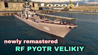 Modern Warships: newly remastered RF PYOTR VELIKIY in Action.