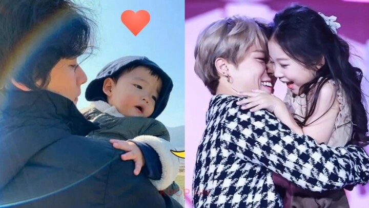 [BTS] Momen-momen menggemaskan saat bersama anak-anak