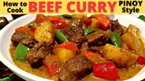 BEEF CURRY FILIPINO STYLE | CREAMY Beef Curry Pinoy Style | How To Make Beef Curry