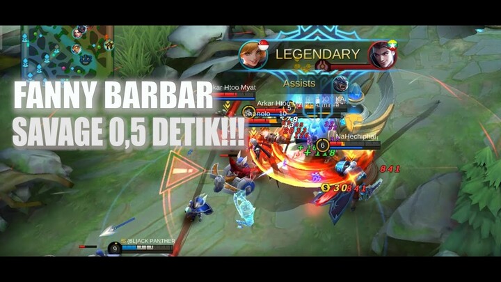 Tips Fanny BARBAR Auto Savage 0,5 Detik!!!