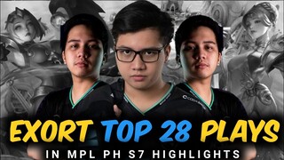 EXORTDD NG PINAS -NXP EXORT TOP 28 PLAYS IN MPL PH S7 REG SEASON