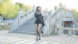 ✿Peach Blossom Cheongsam✿Likes achieved~Black Cheongsam Zhenhai closer pure enjoyment version【Zihua】