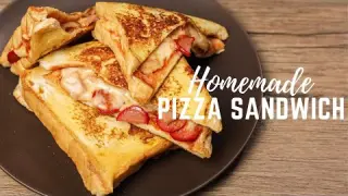 Homemade Pizza Sandwich Recipes - No Bake Pizza