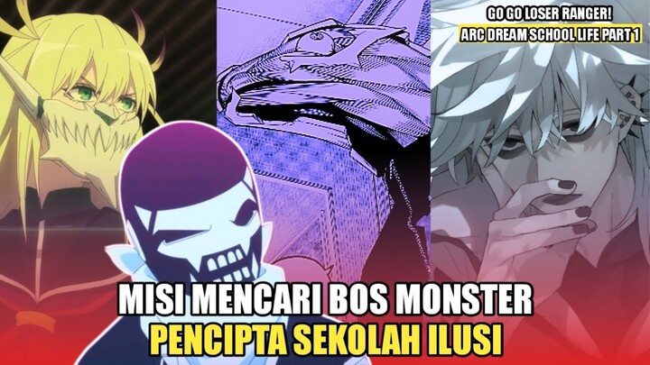 SKUAD RANGER HIJAU VS MONSTER PENCIPTA ILUSI | GO GO LOSER RANGER ARC DREAM SCHOOL LIFE PART 1