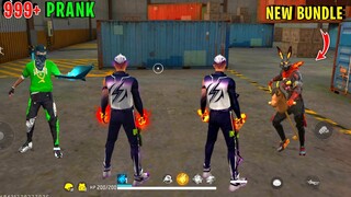 999+ Prank With New Bundle | Violet Voltage Bundle No Internet Prank | Free Fire Max | Y GAMING