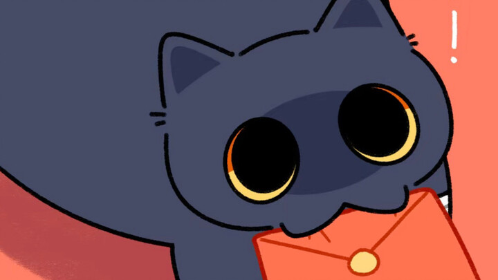 Kucing kecil juga harus dapat angpau saat Tahun Baru!