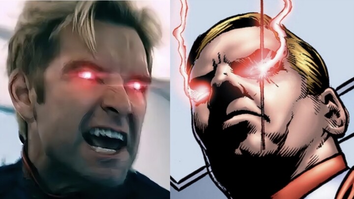 “The Boys” Live-Action vs. Comic Book Character Comparison