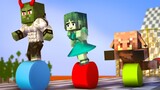 Monster School : Layers Roll CHALLENGE - Minecraft Funny Animation