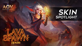 Rouie Lava Spawn Skin Spotlight - Garena AOV (Arena of Valor)