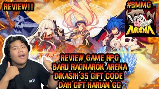 REVIEW GAME RPG BARU DARI RAGNAROK ARENA SERTA CLAIM GIFT CODE YANG MELIMPAH INI KEREN