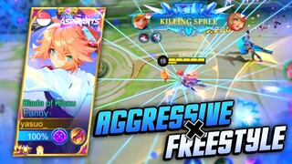 THE IMPACT OF FREESTYLE AND AGGRESSIVENESS | FANNY MONTAGE | -MLBB