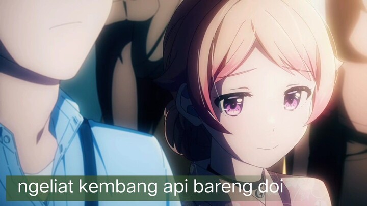 #KompetisiKreasiUnggahan3 , Penyihir melihat kembang api bareng doi-nya