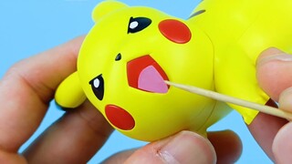 [รีวิวอย่างเป็นทางการของ Gundam Bar] Bandai Pokemon PLAMO 03 Pikachu Fighting Stance