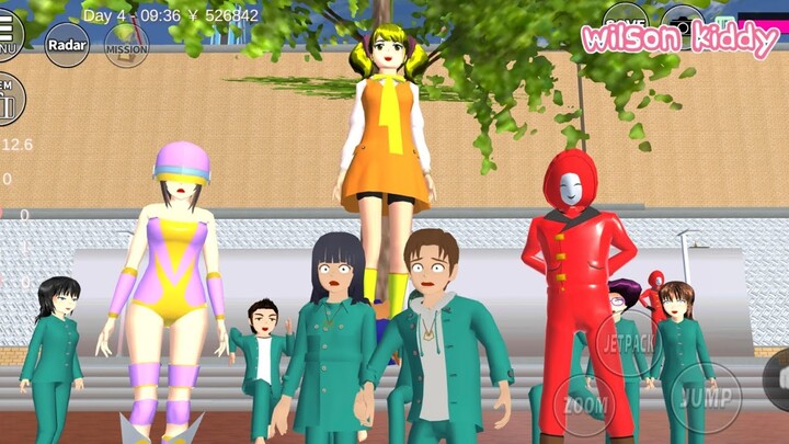 Yuta Mio Menang Lawan B0neka Raksasa Squid Game  😱😲 | Sakura Simulator | Game Wilson Kiddy
