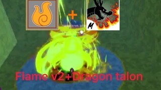 『Combo Flame v2+Dragon Talon』Blox Fruit Update 17.2 | LemonShy #LemonShy #ComboBloxFruit