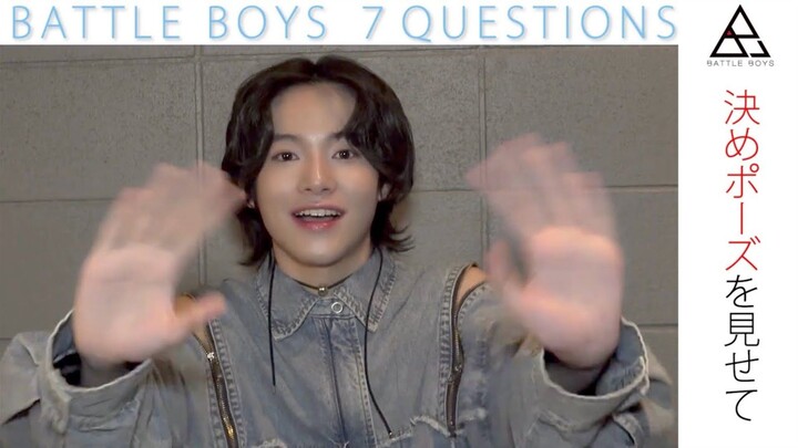 (SUB) Matsuzaki Sakuya 7 Questions - BATTLE BOYS SKY