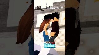 Spying on ONLINE DATERS as  BABY #roblox #shorts