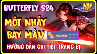 Butterfly mùa 24 | Hướng dẫn Lên Đồ - Cách Combo - Bảng Ngọc Butterfly mới mạnh nhất AOV là gì ?