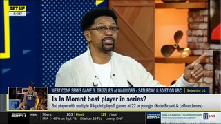 GET UP | Ja Morant is the best player in series - Jalen Rose breaks down Warriors-Grizzlies matchup