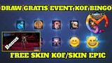 DRAW GRATISAN EVENT KOF BINGO MOBILE LEGENDS 2020!!! FREE SKIN KOF LEONA/SKIN EPIC LIMITED - MGL ID