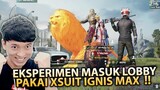 EKSPERIMEN MASUK ROOM GLOBAL PAKAI XSUIT IGNIS MAX , RANDOM KAGET BISA NAIK SINGA !! - PUBG MOBILE