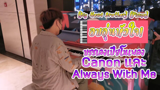 [Big Head Brother] [Piano] อบอุ่นหัวใจ! บรรเลงเปียโนเพลง Canon และ Always With Me