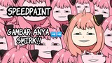 [speedpaint]gambar ekspresi maut Anya(anime spyxfamily)