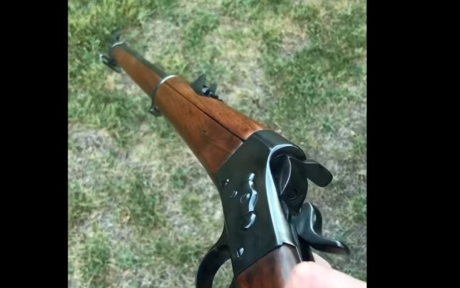 Remington falling-block single-shot rifle