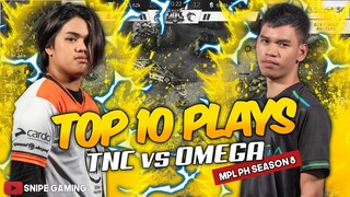 TOP 10 PLAYS OMEGA vs TNC | MPL-PH Season 8 Week 3