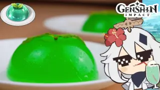 Genshin Impact Recipe: Mint Jelly | 原神料理 ミントゼリー再現