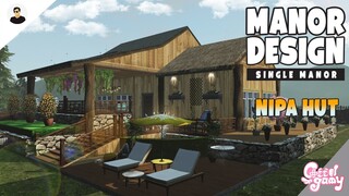 LifeAfter: Manor Design - Nipa Hut (Bahay Kubo 🇵🇭) | Single Manor Tutorial