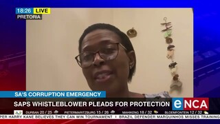 SAPS whistleblower pleads for protection