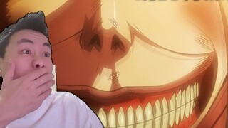 [Attack on Titan] S1 starts with a big show? Is it that big?! I can't hold it back.