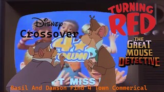 Turning Red And The Great Mouse Detective Crossover Basil And Dawson Find 4 Town Commerical