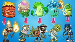 PVZ2 Discovery Part 2 | Các cặp đôi Plants và Zombies tương đồng nhau - MK Kids