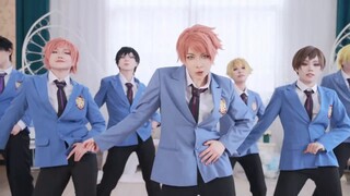 Ouran High School Host Club is open today for the start of the school year—BTS's "BOY WITH LUV" cove