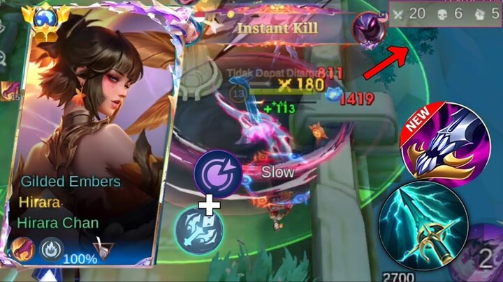 20 KILLS!! DAMAGE ONE HIT BRUTALL 🔥 BUILD TERBARU TOP GLOBAL HIRARA 2026