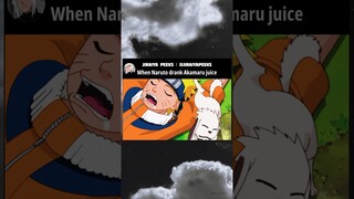 When Naruto drank Akamaru juice #shorts