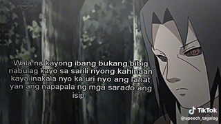 Mr. speech☑️ Itachi #Anime speech