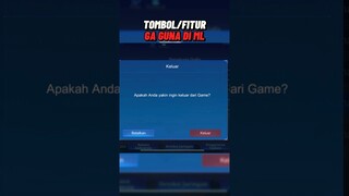 TOMBOL GA GUNA DI MOBILE LEGENDS