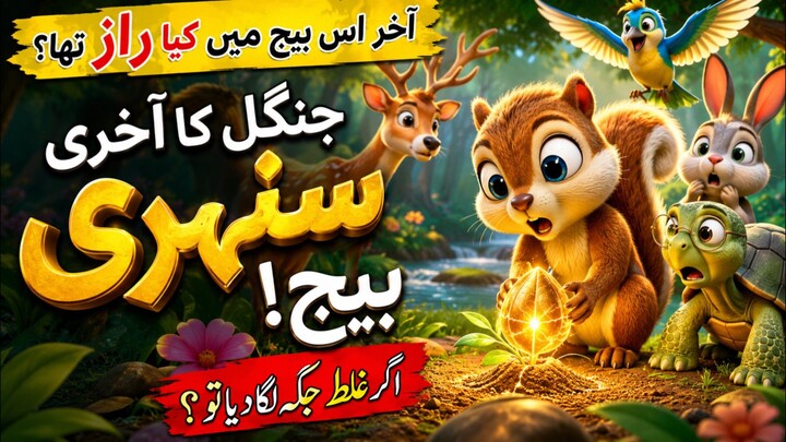 🌟 جنگل کا آخری Golden Seed! 😱 آخر اس بیج میں کیا راز تھا؟ | The Last Golden Seed | Moral Story