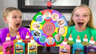 Mystery Wheel of Youtubers Pick Our Slime Ingredients!!